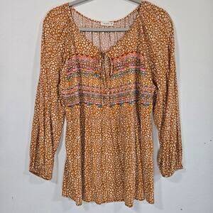 Kori Women's Boho Top. Size Medium.